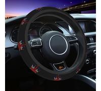 Neoprene Inner Ring Wheels Cover Britain British Flag And Skull Car Steering Wheel Covers Cute Car Steering Wheel Protector For Suv, Cars, Auto