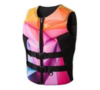 Neoprene Kayak Vest with Adjustable Straps and Heavy Duty Zipper, Kayak Vest for Paddle Boarding and Water Sports, Suitable for Adults and Kids(G,L)
