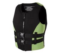 Neoprene Life Jacket and Swim Vest for Adults with Adjustable Straps, Breathable Comfort for Swimming, Fishing, Rafting, Boating, Water Sports(Groen,XL)