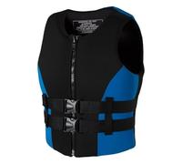 Neoprene Life Jacket and Swim Vest for Adults with Adjustable Straps, Breathable Comfort for Swimming, Fishing, Rafting, Boating, Water Sports(Blue,S)