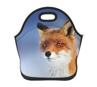 Neoprene Lunch Bags Fox Printed Insulated Lunch Tote Bag Reusable Thermal Cooler Lunch Container Box For Work Travel Picnic