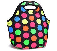 Neoprene Lunch Bags Thermal Insulated Lunch Tote Bag Reusable Washable Neoprene Picnic Bag for Women Men