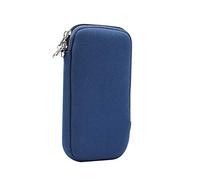 Neoprene Mobile Phone Sleeve Mesh Pocket Lanyard Case for iPhone 11 Pro Max XR XS Max Samsung Galaxy S24+ 23+ S22+ S23 FE S20 FE S20+ A54 A52 A53 A33 A34 OnePlus Nord 2 Google Pixel 6 (L, Blue)