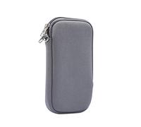 Neoprene Mobile Phone Sleeve Mesh Pocket Lanyard Case for iPhone 11 Pro Max XR XS Max Samsung Galaxy S25+ S24+ S23+ S23 FE S20+ S10 Plus A15 A25 A53 A33 5G OnePlus Nord 2 Google Pixel 6 (L, Gray)