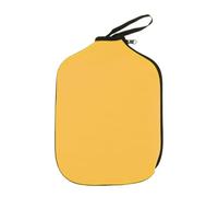 Neoprene Paddle Cover Dustproof Accessories Case Sports Zipper Racket Sleeve Yellow, 28x20 cm