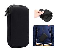 Neoprene Phone Pouch For iPhone 17/16/15/14/13/12 Pro Max,6.9 inch Universal Cell Sleeve Mobile Bag with Zipper, Neck Lanyards Straps For Galaxy S26/S25/S24/S23/S22/S21 Ultra, Note 20 Ultra