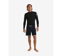 Neoprene Quiksilver 1.5mm Everyday Sessions long sleeve black t-shirt. - S