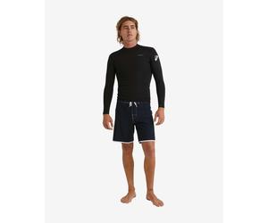 Neoprene Quiksilver 1.5mm Everyday Sessions long sleeve black t-shirt. - S