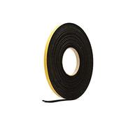 Neoprene Rubber Black Self-adhesive Sponge Strip 10mm wide x 5mm thick x 10m long