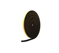 Neoprene Rubber Black Self-adhesive Sponge Strip 15mm wide x 15mm thick x 5m long