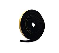 Neoprene Rubber Black Self-adhesive Sponge Strip 20mm wide x 10mm thick x 5m long