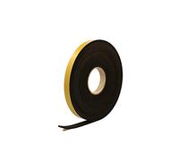 Neoprene Rubber Black Self-Adhesive Sponge Strip 20mm Wide x 4mm Thick x 10m Long