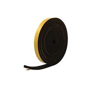 Neoprene Rubber Black Self-Adhesive Sponge Strip 25mm Wide x 15mm Thick x 5m Long