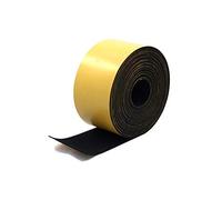 Neoprene Rubber Black Self-Adhesive Sponge Strip 75mm Wide x 1.5mm Thick x 10m Long