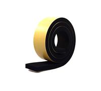Neoprene Rubber Black Self-adhesive Sponge Strip 75mm wide x 20mm thick x 2m long