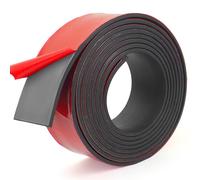 Neoprene Rubber Sealing Strip Neoprene Self Adhesive Rubber Sheet Neoprene Solid Strip for Seal Floor, Flooring Protection, DIY Gaskets (black, 50mm(w) x3mm(T) x3m(L))
