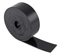 Neoprene Rubber Sheet -1/8 Inch Thick x 2 Inch Wide x 10 Feet Long Neoprene Rubber Strips Rolls for DIY Gaskets, Pads, Seals, Crafts, Flooring, Cushioning of Anti-Vibration, Anti-Slip