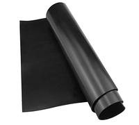Neoprene Rubber Sheet, Solid Rubber Sheets, Rolls & Strips for DIY Gaskets, Crafts, Pads, Flooring, Protection, Supports, Leveling, Anti-Vibration, Anti-Slip (12" Wide x 1/16" Thick x 2' Long)