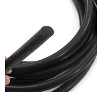 Neoprene rubber strip,FKM Fluor rubber o-ring Bar 1 Meter Black Fluorine Rubber Sealing Strip Dia 2mm 2.5mm 3mm 3.5mm 4mm 4.5mm 10mm Solid Round strip corner(3.5mm)