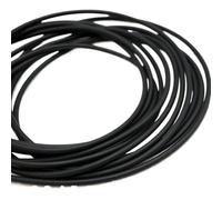 Neoprene rubber strip,Fluorine Rubber Solid Strip Diameter 2mm 3.5mm o-ring Bar Seal Black 1 meter strip corner(3mm)