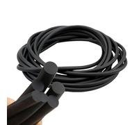 Neoprene rubber strip,Fluororubber o-ring Round Solid Black Fluorine Rubber Sealing Strip Bar Not Foaming Oil Resistance Dia 2mm 15mm 1 Meter strip corner(2mmx1Meter)