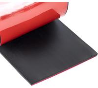 Neoprene Rubber Strips Self Adhesive Sheets, Rolls & Strips with Adhesive Backing Rubber Pads Self Stick Seal Gasket Tape for Matting Padding 102mm(W) x 1.6mm(T) x 3.05m(L)