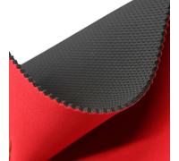 Neoprene Scuba Wetsuit Fabric 1PC Red Double Sided Embossed Diving Elastic Neoprene Fabric DIY Functional Clothing Accessories(15x20CM)