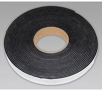 Neoprene Sponge Rubber self Adhesive Strip 25mm Wide x 10mm Thick x 10m Long - Weather, Noise Seal