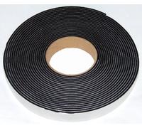 Neoprene Sponge Rubber self Adhesive Strip 25mm Wide x 3mm Thick x 10m Long - Weather, Noise Seal