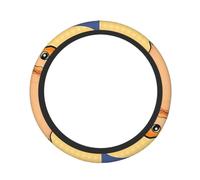 Neoprene Steering Wheel Cover, Anti-Slip, Fits Most Sedans/SUVs Print Chirpy Bird Group