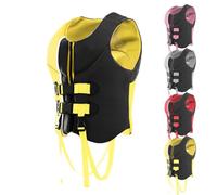 Neoprene Swim Vest for Adults and Youth with Adjustable Fit Buoyancy Aid Life Jacket for Kayaking Surfing Paddle Sports Swimming(Yellow,XS)