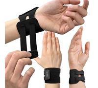 Neoprene Ultra Slim Wrist Support Brace - One-Touch Adjustable, works on for both left and right wrists. Comfortable & Easy to Wear Wrist Compression Protector for Men & Women, Made in Korea (Small)