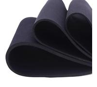 Neoprene Waterproof Fabric 2-5mm Neoprene Fabrics Waterproof Wind Proof for Diving Anti Protection Against Electric Shock(4 mm Black,10cm X 45 cm)