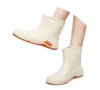 Neoprene Wellies Ladies Womens Waterproof Boots Garden Shoes Acronym 1 Women's Rain Boots Water Shoes Top Wear Rubber Student Casual Fashion All Outdoor Work Fishing Car Wash Kitchen Non Slip Overshoe