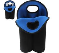 Neoprene Wine Pouch Sleeve 2-bottle Wine Carrying Tote Portable Cooler Great for Wine Champagne Beer Water Bottles Sports