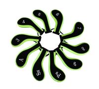 Neoprene Zipper Golf Club Iron Head Covers Iron Covers 10pcs/Set
