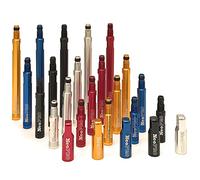 NeoPRO Presta Valve Extension Extender with CNC Cap and Core Kit (Pack of 2) Available Lengths 20,30,40,60 mm - 5 Colors (Black, 20mm)