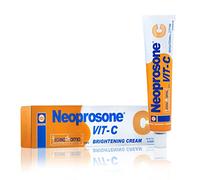 Neoprosone, Skin Brightening Cream - 1.7 fl oz / 50g - Helps to Fade Dark Spots on Face, Armpit, Elbows, Knees and Neck - with Vitamin C and Alpha Arbutin Complex