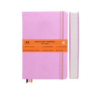 NEORAH -A5 DOTTED | 368 Pages - 110 Gsm |PAGE A DAY JOURNAL (21x14.8 cm)-Hardcover Dot Grid Notebook |Back Pocket |3 Silk Book Mark - Completely HANDMADE for Journaling,writing- LAVENDER