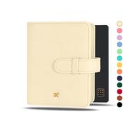 NEORAH - A6 Notebook SLEEVE with Loop + Dotgrid JOURNAL | Faux Leather Sleeve + Penloop | 2 Front 1 Back compartment | 4 Card Slots | 2 BookMarks | Gift Box- Fits any A6 Softcover Moleskine Hobonichi