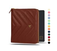 NEORAH - A6 Travel Journal Notebook Organiser Compendium SLEEVE + Journal - [ DOTGRID JOURNAL INCLUDED ] - Office Diary Notebook Planner Holder - Vegan Leather | Insert any Soft Cover & replace when