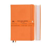 NEORAH -B5 DOTTED | 368 Pages - 110 Gsm | PAGE A DAY JOURNAL (25x17.5 cm)-Hardcover Dot Grid Notebook |Back Pocket |3 Silk Book Mark - Completely HANDMADE for Journaling,Note Taking- ORANGE