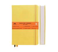 NEORAH -B5 DOTTED | 368 Pages - 110 Gsm | PAGE A DAY JOURNAL (25x17.5 cm)-Hardcover Dot Grid Notebook |Back Pocket |3 Silk Book Mark - Completely HANDMADE for Journaling,Note Taking- YELLOW