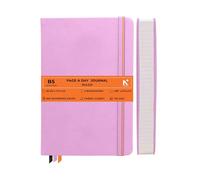 NEORAH -B5 RULED | 368 Pages - 110 Gsm | PAGE A DAY JOURNAL (25x17.5 cm)-Hardcover RULED Notebook |Back Pocket |3 Silk Book Mark - Completely HANDMADE for Journaling,writing- LAVENDER