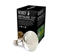 NEOREP Reptile Mercury Vapour 80 Watt Lamp UV UVA UVB Heat Bulb Lamp ES27 Screw Thread/Tortoise D3 Combined Heat and Light