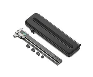 NeoRuler Digital Caliper Kit Premium Combo, 12 inch NeoCaliper Measuring Tool, ±0.004 inch Accuracy, 93 Built-in US Imperial, Metric Scales, Infinite Customized Scales for 3D Printing/DIY Measurment