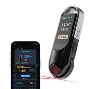 NeoRulerGO Digital Tape Measure with Laser, Rechargeable Smart Long Distance Rolling Measuring Tool for Flat Curved Diameter Odd Shapes, Bluetooth App, Pocket Size Cool Gadgets Gift for Men,Dad