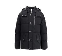 Neoshear Down Jacket with Shearling Trim, male, Moose Knuckles, Down Jackets, Black, XL, Jackets XL
