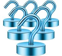 Neosmuk Magnetic Hooks, Cruise Ship Essentials, 40lb+ Heavy Duty Magnetic Hooks for Cruise Cabins, Refrigerator, Grill, Hanging, and Travel | Extra Strong Must-Haves Magnet Hook,RoyalBlue