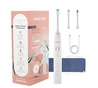 NEOSONIC® - Sonic Electric Toothbrush with 3 Months Battery Life - 15 Modes - USB Rechargeable - 2 Min Timer - 2 Heads Included - 2 Year Warranty - White Sonic Brush NEOPULSE
